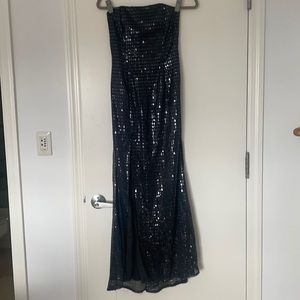 Black Jessica McClintock gown